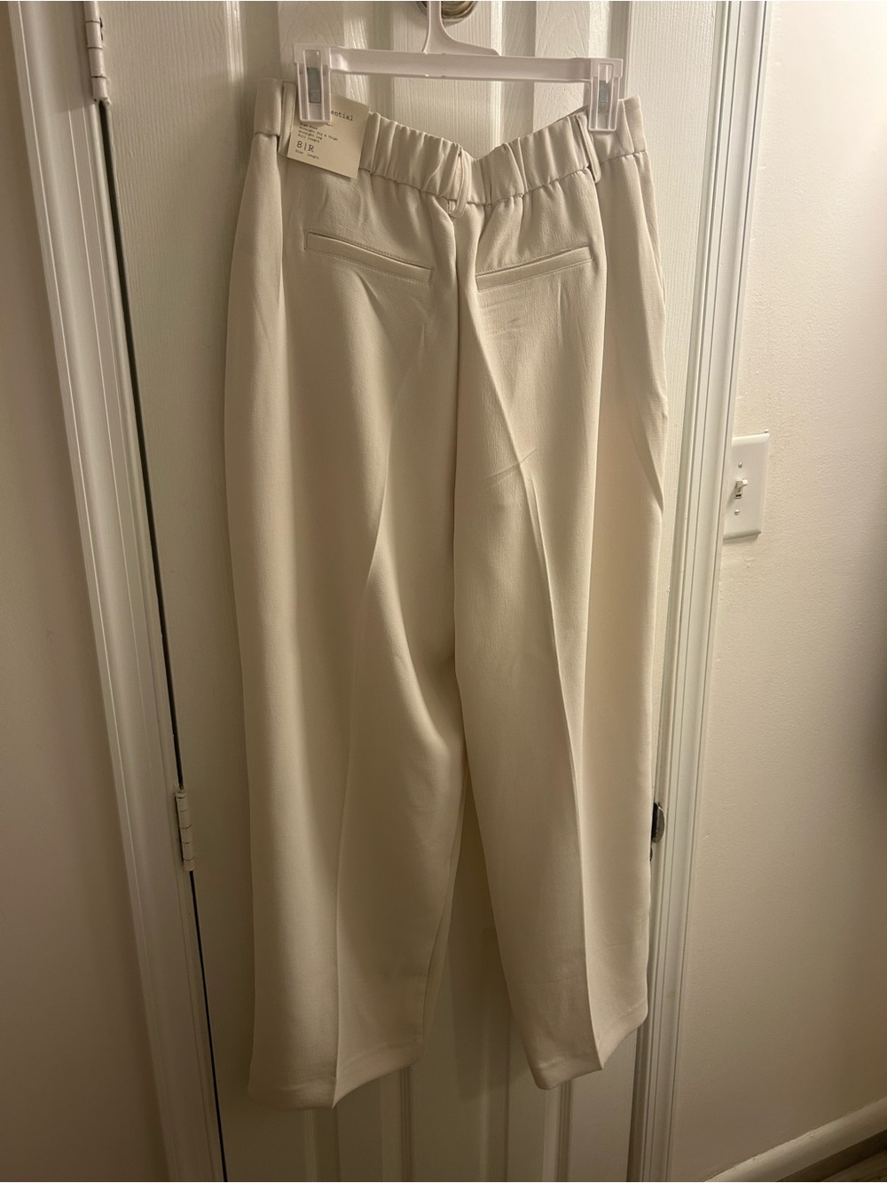 Target Cream Wide-Leg Trousers for Women - Picture 3 of 5